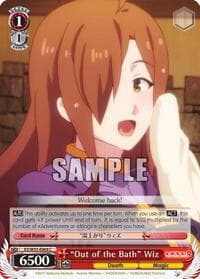 "Out of the Bath" Wiz - KonoSuba 2 - Weiss Schwarz card