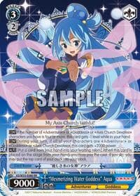 "Mesmerizing Water Goddess" Aqua - KonoSuba 2 - Weiss Schwarz card