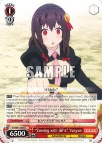 "Coming with Gifts" Yunyun - KonoSuba 2 - Weiss Schwarz card