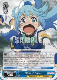 "Decoy" Aqua - KonoSuba 2 - Weiss Schwarz card