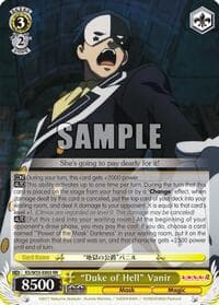 "Duke of Hell" Vanir - KonoSuba 2 - Weiss Schwarz card