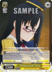 "Embarrassed" Sena - KonoSuba 2 - Weiss Schwarz card