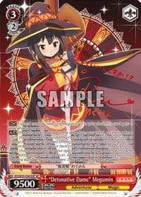 "Detonative Dame" Megumin (SP) - KonoSuba 2 - Weiss Schwarz card