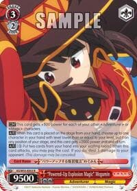 "Powered-Up Explosion Magic" Megumin - KonoSuba 2 - Weiss Schwarz card