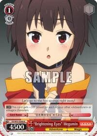 "Brightening Eyes" Megumin - KonoSuba 2 - Weiss Schwarz card