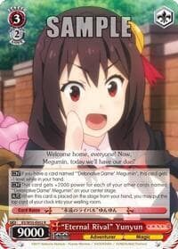 "Eternal Rival" Yunyun - KonoSuba 2 - Weiss Schwarz card