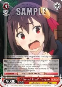 "Eternal Rival" Yunyun (SR) - KonoSuba 2 - Weiss Schwarz card