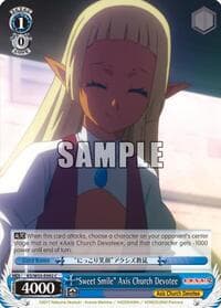 "Sweet Smile" Axis Church Devotee - KonoSuba 2 - Weiss Schwarz card