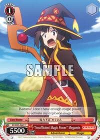 "Insufficient Magic Power" Megumin - KonoSuba 2 - Weiss Schwarz card