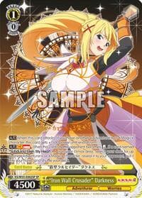 "Iron Wall Crusader" Darkness (SP) - KonoSuba 2 - Weiss Schwarz card