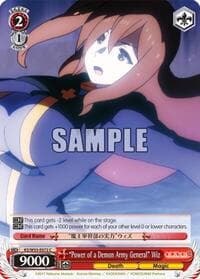 "Power of a Demon Army General" Wiz - KonoSuba 2 - Weiss Schwarz card