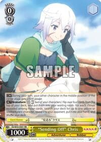 "Sending Off" Chris - KonoSuba 2 - Weiss Schwarz card