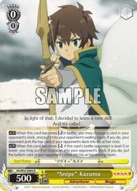 "Snipe" Kazuma - KonoSuba 2 - Weiss Schwarz card