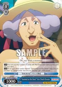 "Swarmed on the Street" Axis Church Devotee (A) - KonoSuba 2 - Weiss Schwarz card
