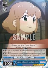 "Swarmed on the Street" Axis Church Devotee (D) - KonoSuba 2 - Weiss Schwarz card