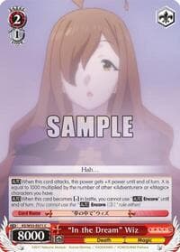 "In the Dream" Wiz - KonoSuba 2 - Weiss Schwarz card