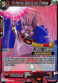Furthering Destruction Champa - Judge Promotion Cards - Dragon Ball Super: Masters card