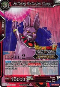 Furthering Destruction Champa (Level 2) - Judge Promotion Cards - Dragon Ball Super: Masters card