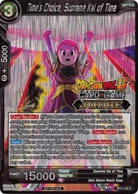 Time's Choice, Supreme Kai of Time - Judge Promotion Cards - Dragon Ball Super: Masters card