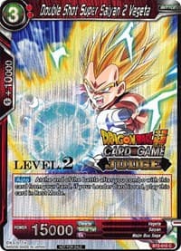 Double Shot Super Saiyan 2 Vegeta (Level 2) - Judge Promotion Cards - Dragon Ball Super: Masters card