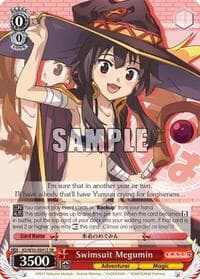 Swimsuit Megumin (SR) - KonoSuba 2 - Weiss Schwarz card