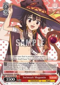 Swimsuit Megumin - KonoSuba 2 - Weiss Schwarz card