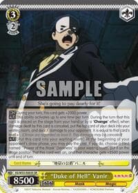 "Duke of Hell" Vanir (SR) - KonoSuba 2 - Weiss Schwarz card
