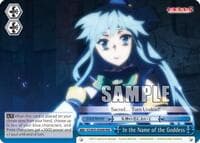 In the Name of the Goddess (RRR) - KonoSuba 2 - Weiss Schwarz card