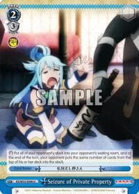 Seizure of Private Property - KonoSuba 2 - Weiss Schwarz card