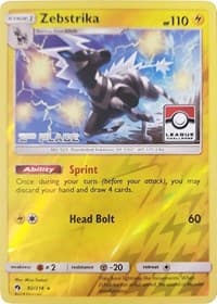Zebstrika - 82/214 (League Challenge) [2nd Place] - League & Championship Cards - Pokemon card