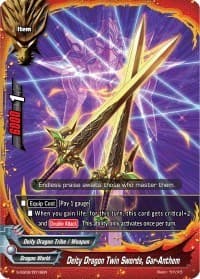 Deity Dragon Twin Swords, Gar-Anthem - S-SS02: 3 Garga Decks! Impact! Triple Punisher - Future Card BuddyFight card