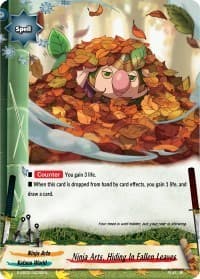 Ninja Arts, Hiding in Fallen Leaves - S-SS02: 3 Garga Decks! Impact! Triple Punisher - Future Card BuddyFight card