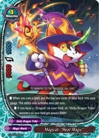 Magicat "Heat Magic" - S-SS02: 3 Garga Decks! Impact! Triple Punisher - Future Card BuddyFight card