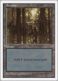 Swamp (438) - Fifth Edition - Magic: The Gathering card