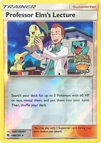 Professor Elm's Lecture - 188/214 (Regional Championships) - League & Championship Cards - Pokemon card