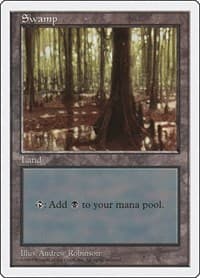 Swamp (439) - Fifth Edition - Magic: The Gathering card