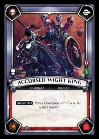 Accursed Wight King (Unclaimed) - Wave 2 - Onslaught - Warhammer Age of Sigmar Champions TCG card