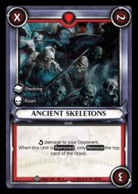 Ancient Skeletons (Unclaimed) - Wave 2 - Onslaught - Warhammer Age of Sigmar Champions TCG card