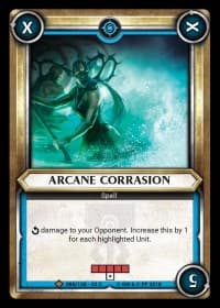 Arcane Corrasion (Claimed) - Wave 2 - Onslaught - Warhammer Age of Sigmar Champions TCG card