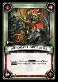 Arrogant Grot Boss (Unclaimed) - Wave 2 - Onslaught - Warhammer Age of Sigmar Champions TCG card