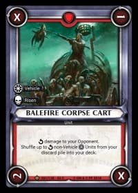Balefire Corpse Cart (Claimed) - Wave 2 - Onslaught - Warhammer Age of Sigmar Champions TCG card