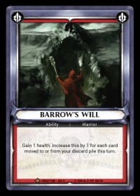 Barrow's Will (Claimed) - Wave 2 - Onslaught - Warhammer Age of Sigmar Champions TCG card