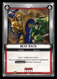 Beat Back (Claimed) - Wave 2 - Onslaught - Warhammer Age of Sigmar Champions TCG card