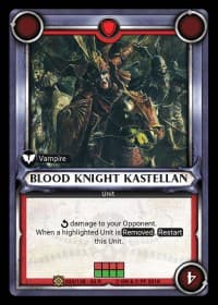 Blood Knight Kastellan (Claimed) - Wave 2 - Onslaught - Warhammer Age of Sigmar Champions TCG card