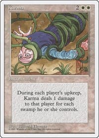 Karma - Fourth Edition - Magic: The Gathering card