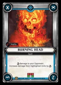 Burning Head (Unclaimed) - Wave 2 - Onslaught - Warhammer Age of Sigmar Champions TCG card
