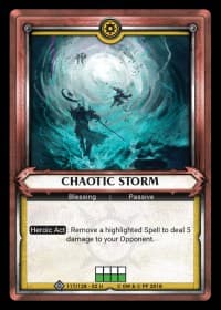 Chaotic Storm (Claimed) - Wave 2 - Onslaught - Warhammer Age of Sigmar Champions TCG card