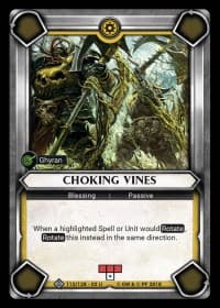 Choking Vines (Unclaimed) - Wave 2 - Onslaught - Warhammer Age of Sigmar Champions TCG card