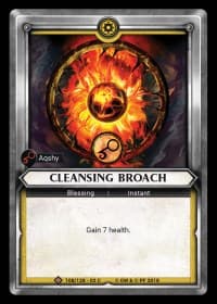 Cleansing Broach (Claimed) - Wave 2 - Onslaught - Warhammer Age of Sigmar Champions TCG card
