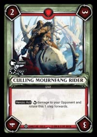 Culling Mournfang Rider (Claimed) - Wave 2 - Onslaught - Warhammer Age of Sigmar Champions TCG card